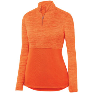 Ladies Shadow Tonal Heather 1/4 Zip Pullover