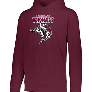 Youth Wicking  Fleece Hoodie