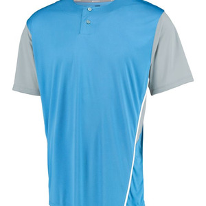 Performance Two-Button Color Block Jersey