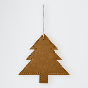 Tree Leatherette Ornament