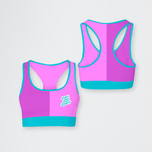 Full Out Sublimated Girls Sports Bra